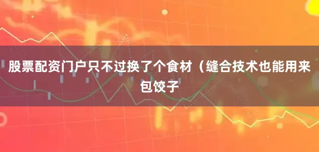股票配资门户只不过换了个食材（缝合技术也能用来包饺子