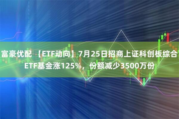 富豪优配 【ETF动向】7月25日招商上证科创板综合ETF基金涨125%,份额减少3500万份