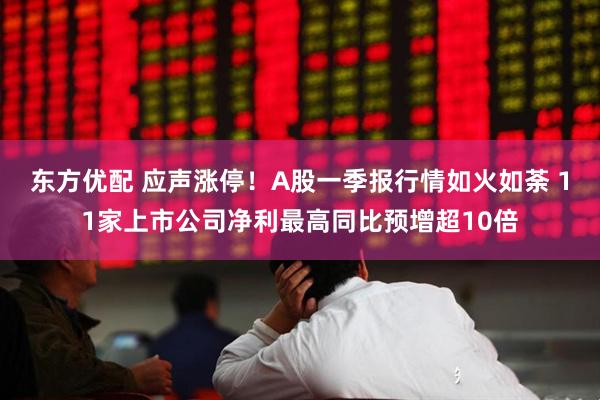 东方优配 应声涨停！A股一季报行情如火如荼 11家上市公司净利最高同比预增超10倍